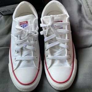 White Converse!! With original box